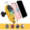 Wireless Car Charger, Automatic Clamping Phone Holder (yellow) 4