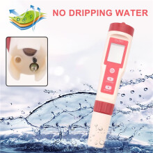 Chlorine Testing Pen 5 in 1 Water Quality Tester CL2 TEMP PH H2 ORP Measuring for Aquarium Swimming Pool