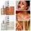 (Black)Face Highlighter Cream Liquid Small Bulb Shape Glitter Shimmer Face Brighten 2