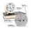 (Light blue) Alarm Clocks Bedside Silent Non Ticking Table Clock With Large Display 2