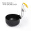 (1pc, Bagged) Egg Poacher Pan Foldable Ear Hanging Non-stick Egg Cooker Stainless Steel 1