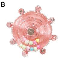 (E) Interactive Parrot Toy Bird Cage Toy for Parrots Rotating Treat Dispenser