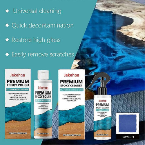 Resin Polishing Kit Multifunction Epoxy Polish Remove Scratches Polish Compound 1