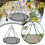 (Green) Tray Seed Bird Feeder Easy Installation For Bee Feeder Outdoors Backyard Garden 5