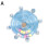 (D) Interactive Parrot Toy Bird Cage Toy for Parrots Rotating Treat Dispenser 2