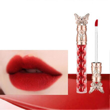 (White M) OCHEAL Matte Topcoat Velvet Lip Gloss Matte Moisturizing Lip Gloss