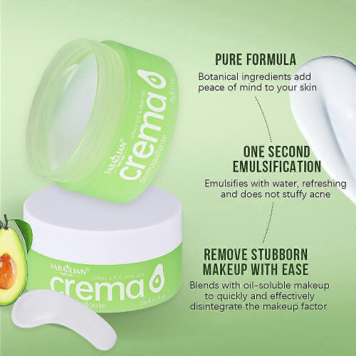 2pcs Avocado Makeup Remover Cream 1