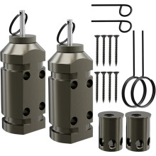 2 Pack Perimeter Trip Alarm 12 Gauge Camping Trip Wire Alarm Device with .22 Adapter, Early Warning Security System