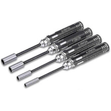 4pcs Hex Screwdriver Set, Rc Screwdriver Tools Kit Set,for Rc Car Boat Quadcopter Helicopter Multirotors Models (4.0mm, 5.5mm, 7.0mm, 8.0mm), Hex Sock