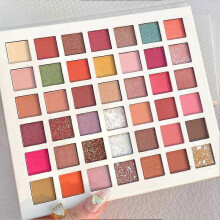 42 color hot stamping eye shadow palette matte pearlescent super hot eye shadow