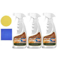 3x Wood Floor Cleaner Spray 120ml Powerful Wood Floor Cleaner Spray Deodorizing Spray Liquid Cleaning Supplies with Sponge