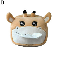 (D) Cute Cartoon Car Tissue Box Doll Creative Car Multifunctional Car Tissue Box