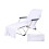 (White) Powerful Multi-functional Beach Chairs Cover Microfiber Solid Color Series Summer Seaside Superior Elegant 1