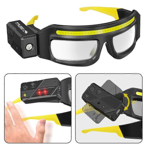 Inductive XPE Headlight Rechargeable COB Headlamp Strong Headtorch Outdoor 2
