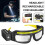 Inductive XPE Headlight Rechargeable COB Headlamp Strong Headtorch Outdoor 5