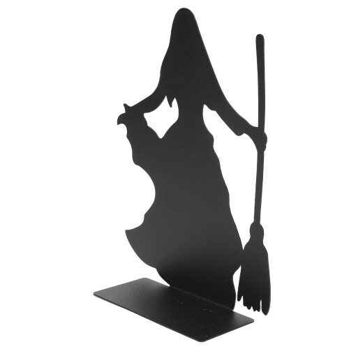 Type 1 Witch Design Stainless Iron Book Ends