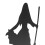 Type 1 Witch Design Stainless Iron Book Ends 7