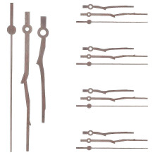 5 Sets DIY Clock Hands Wall Clock Hands Wood Clock Hands Repair Wooden Clock Hands for Replacement