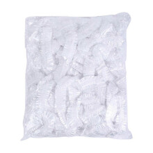 Bathing Cap 100pcs Disposable Hotel Home Shower Bathing Clear Hair Caps Hats