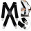 Men 50mm Extra Wide Adjustable Elastic Mens Suspenders Braces 1
