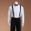 Men 50mm Extra Wide Adjustable Elastic Mens Suspenders Braces 5