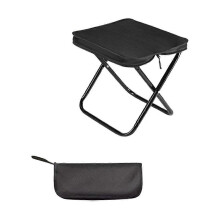 (Black) Ultralight Folding Chair, Chair, Portable Chair, Folding Stool