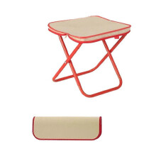 (Red) Ultralight Folding Chair, Chair, Portable Chair, Folding Stool
