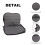 Lawn Mower Seat Cover 600D/420D/210D Grey 7