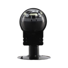 360 Degree Rotation Vehicle Navigation Ball Shaped Car Compass with Suction
