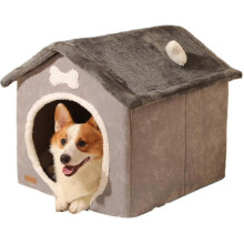Indoor Dog House - Foldable Enclosed Dog House Kennel | Easy To Assemble Dog House for Small Dogs, Kennel for Small Medium Pets -n2 - DD