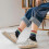 Women's 6 Pairs Rainbow Striped Socks - RIpj 3