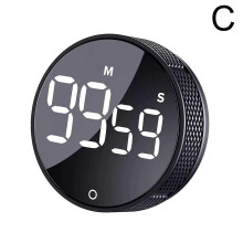 (C) LED Digital Countdown Magnetic Alarm Clock Kitchen Stopwatch NEW Study G0I
