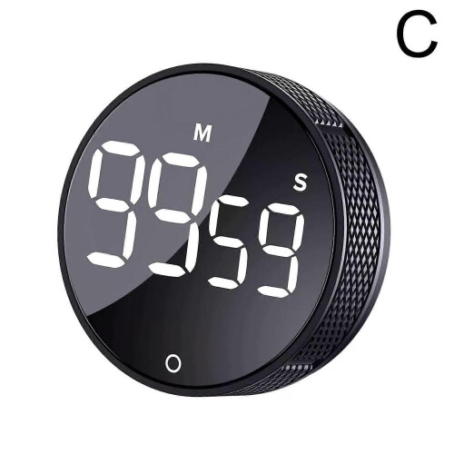 (C) LED Digital Countdown Magnetic Alarm Clock Kitchen Stopwatch NEW Study G0I