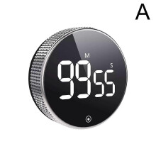 (A) LED Digital Countdown Magnetic Alarm Clock Kitchen Stopwatch NEW Study G0I