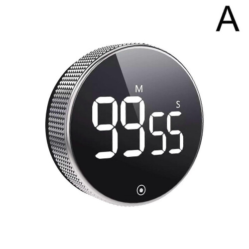 (A) LED Digital Countdown Magnetic Alarm Clock Kitchen Stopwatch NEW Study G0I
