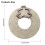 Wooden Melody Tool Circle Wheel 12cm 28g Natural 6
