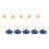 5Pack Ice Flag Tip Up ABS/Steel, 510.0g, 18.0oz 2