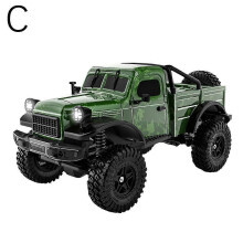 (Green) 1:18 Scale All Terrain Remote Control RCCrawler Car 2.4GHz Toy Off-Road Vehicle