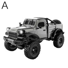 (BLACK) 1:18 Scale All Terrain Remote Control RCCrawler Car 2.4GHz Toy Off-Road Vehicle