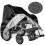 (100*75*100cm)Waterproof Dustproof Cover For Electric Manual Folding Wheelchairs.black 3