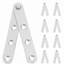 10 Pack Swivel Hinges with Concealed Shaft for Doors, 360-Degree Rotating Pivot Hinges for Furniture and Cabinets
