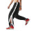 (M, Black White) Men Mid-rise Buttons Pants Splicing Basketball Training Sweatpants 2