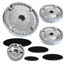 Cooker Hat Set Stove Lid Upgraded, Oven Gas Hob Crown Cap, Gas Cap Fits Gas Stove Burners - RiRi