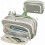 (green) Big Capacity Pencil Case, 3 Compartments Simple Storage Aesthetic Pencil Case 1