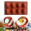 Silicone Egg Molds Easter Food Grade 3D Moulds 3D Chocolate Candy Molds 3