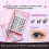 (A) Glue-free Cluster Lashes Extensions Self-adhesive False Eyelashes Natural Sin 3