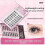 (A) Glue-free Cluster Lashes Extensions Self-adhesive False Eyelashes Natural Sin 5
