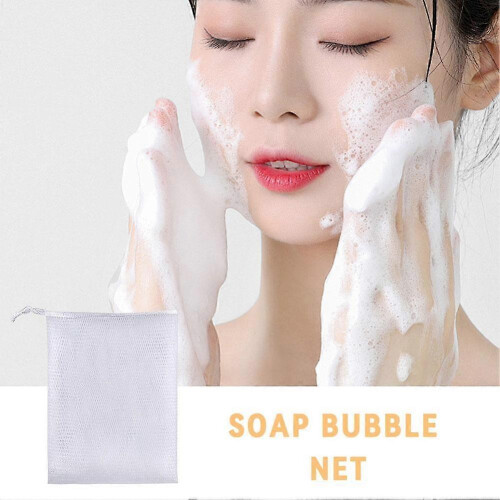 Portable Soap Mesh Foaming Net Bubble Mesh Bag Skin Clean Tool 1