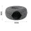 1 Pcs Pet Tunnel Donut Cat Bed(dark Gray) 4