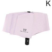 (Automatic pink) Anti-UV UPF50+ Automatic Open Umbrella Folding Umbrella 10 Rib Windproof Travel